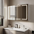 Armoire de Salle de Bain Blanc