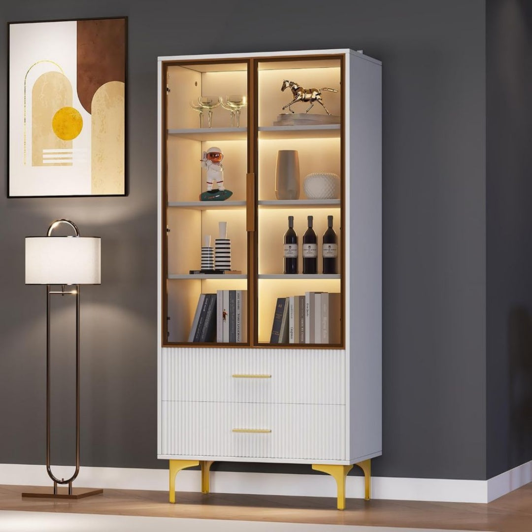 Vitrine au Style epure et Contemporain