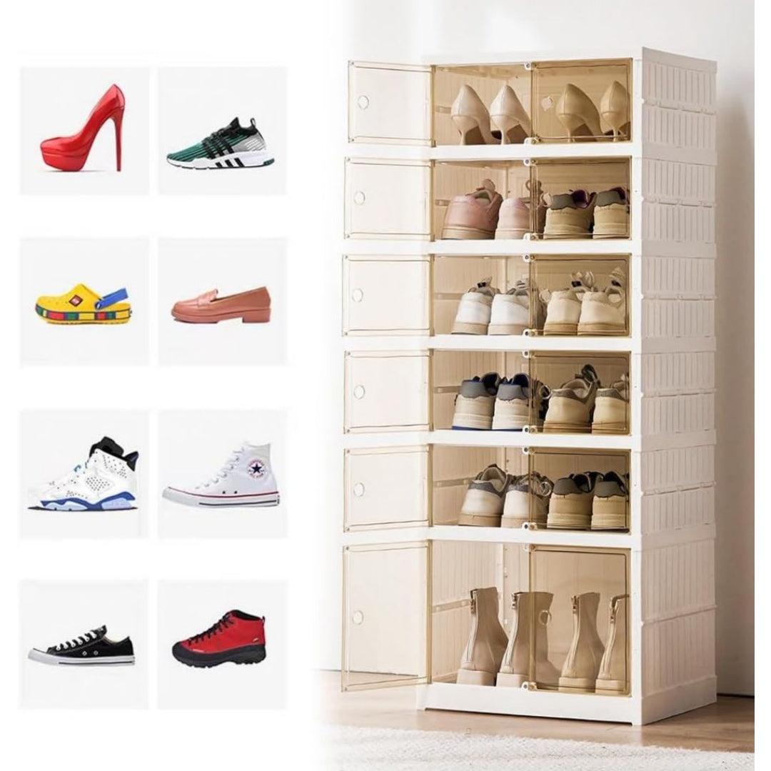 etagere Plastique,6 etages-44*34.5*117cm