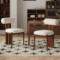 Fauteuil en Bois Massif, Finition Marron Cafe
