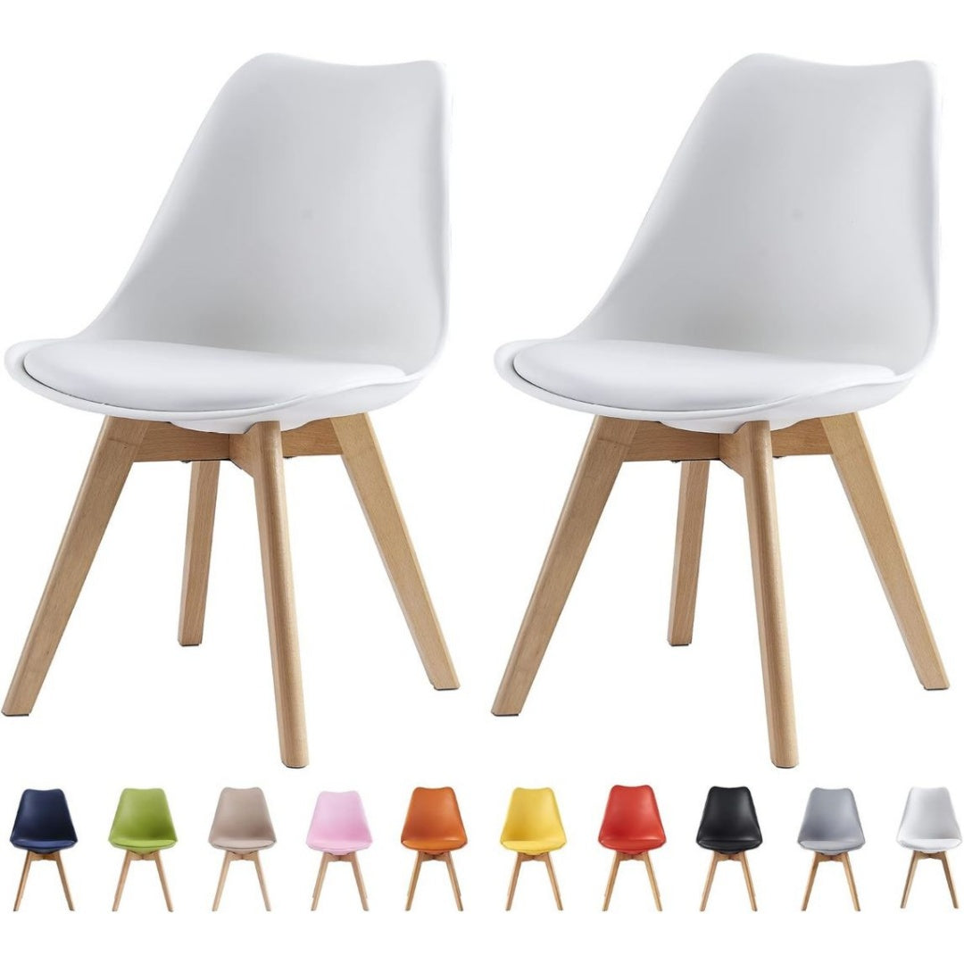 Chaises confortables au design retro pour cuisine Chaise