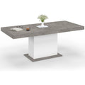 Table a Manger en Beton de Couleur Blanc