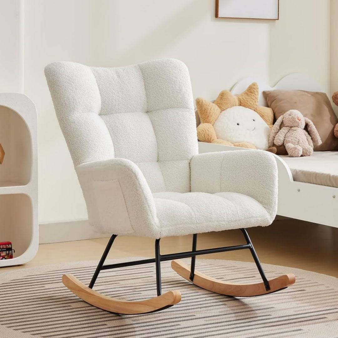 Fauteuil a Bascule au Style Moderne et Minimaliste