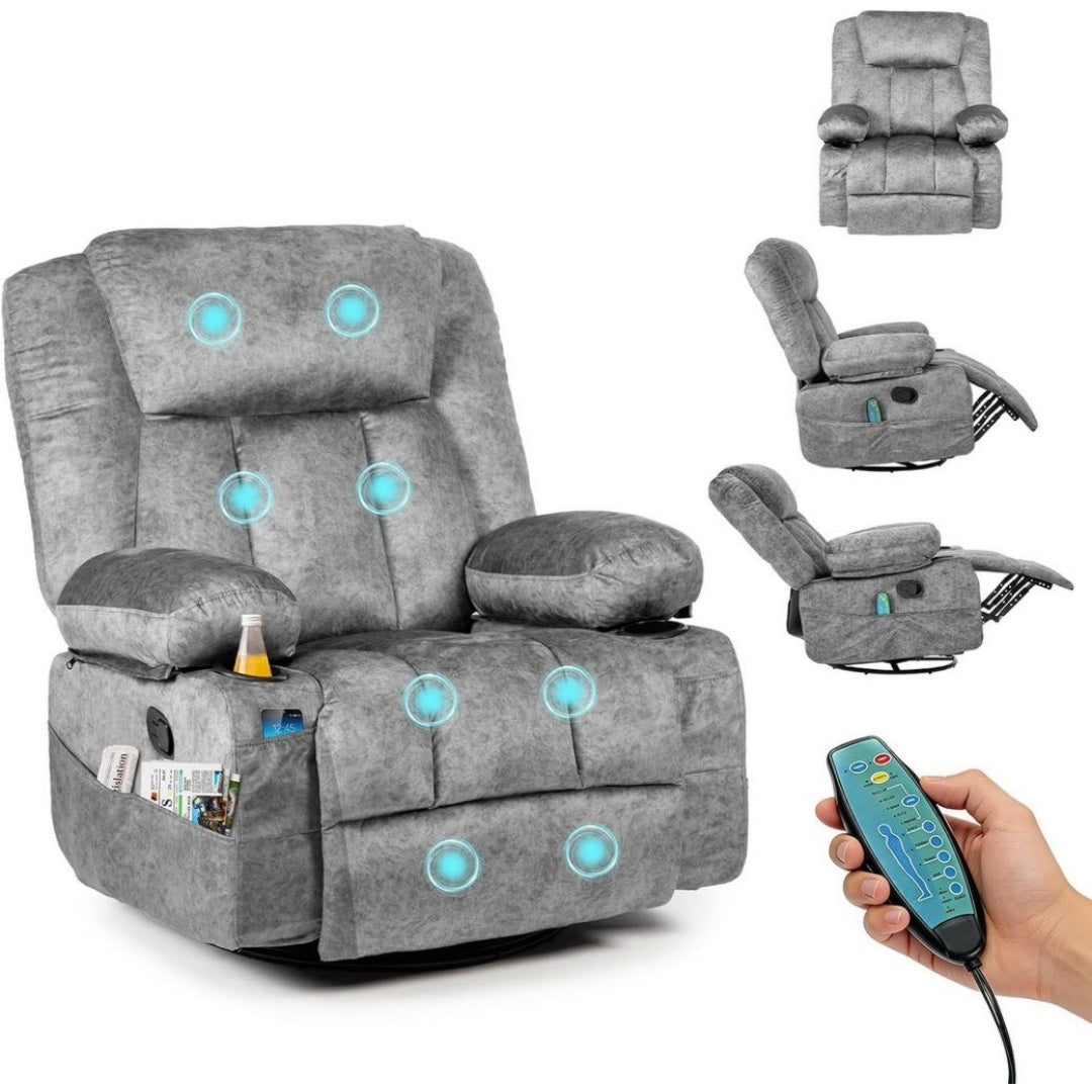 Fauteuil de Relaxation Inclinable en Metal de Qualite