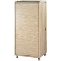 Armoire informatique Imitation Chene a Roulettes Armoire