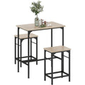 Tabouret en Acier de Couleur Marron Cafe