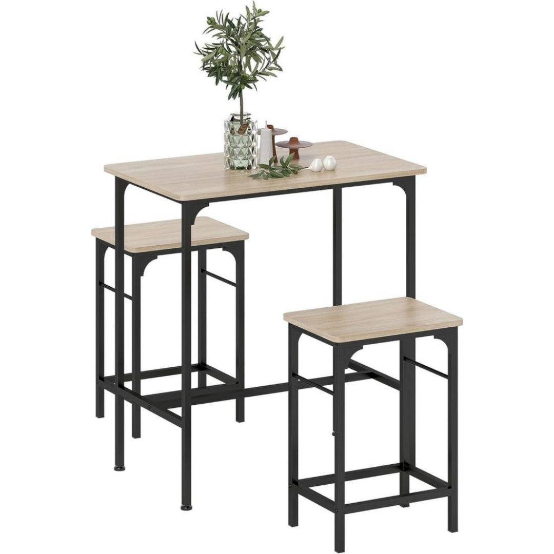 Tabouret en Acier de Couleur Marron Cafe