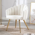 Fauteuil en Metal, Finition Dore